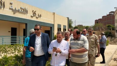 وكيل وزارة الشباب بالقليوبية يتابع أعمال التطوير بمراكز الشباب