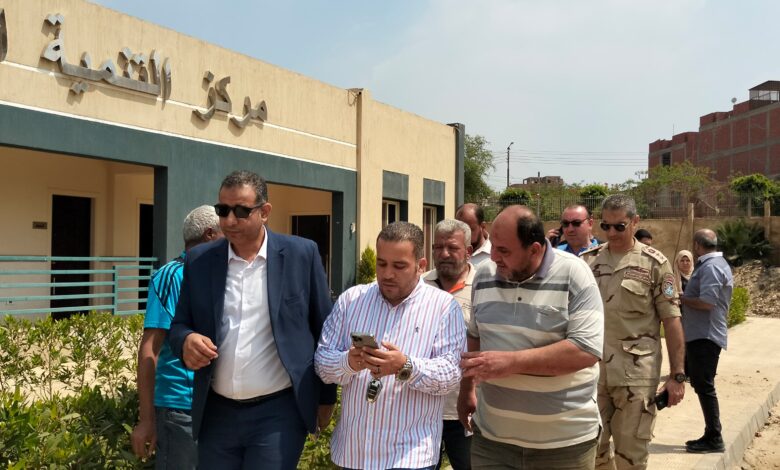 وكيل وزارة الشباب بالقليوبية يتابع أعمال التطوير بمراكز الشباب