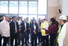وزيرة الإسكان تتفقد أبراج الداون تاون والحي اللاتيني ومركز المؤتمرات والمعارض بمدينة العلمين الجديدة