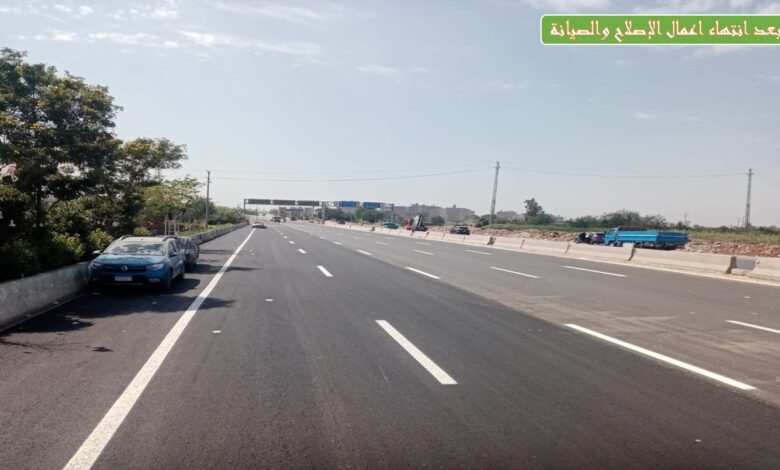 الطرق والكباري :أعادة فتح حركة المرور باتجاه القاهرة/ الإسكندرية بكوبري بنها على النيل على طريق الإسكندرية الزراعي