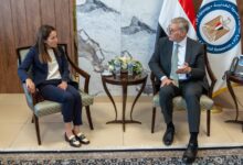 وزير البترول يبحث مع بي بي البريطانية التقدم في حفر آبار جديدة للغاز الطبيعي