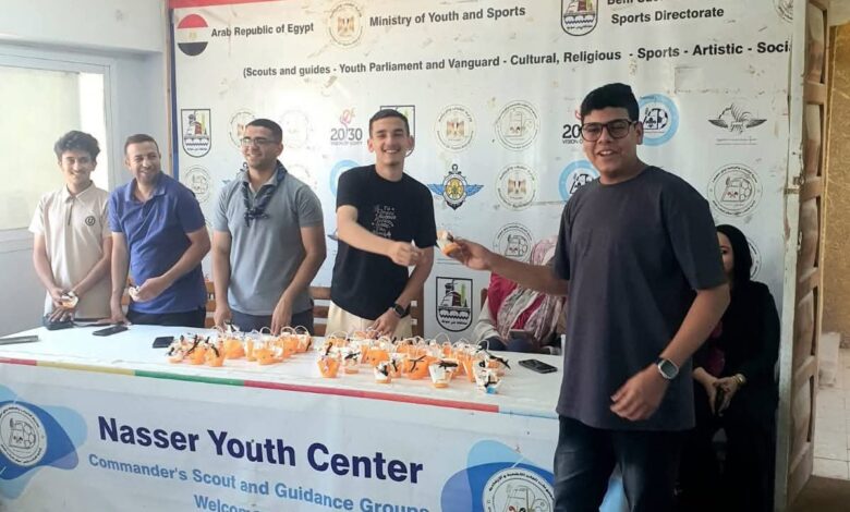 مجموعات القائد الكشفية ببني سويف تطلق مهرجان عيدنا جمعتنا ضمن برنامج العيد أحلى