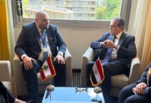 وزير الصحة يبحث مع نظيره اللبناني تعزيز التعاون المشترك ودعم القطاع الصحي اللبناني