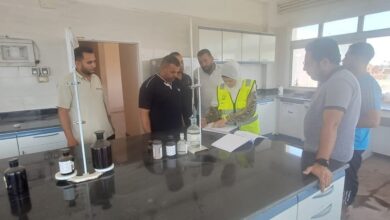 رئيس مياه بني سويف تتفقد محطة مياه أشمنت بمركز ناصر