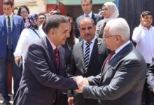 محافظ القليوبية وسفير أذربيجان يتفقدان مدرسة "الصداقة المصرية الأذربيجانية" بالعبور