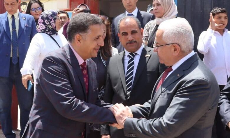 محافظ القليوبية وسفير أذربيجان يتفقدان مدرسة "الصداقة المصرية الأذربيجانية" بالعبور