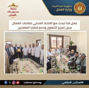 نشاط مديريات العمل بالمحافظات