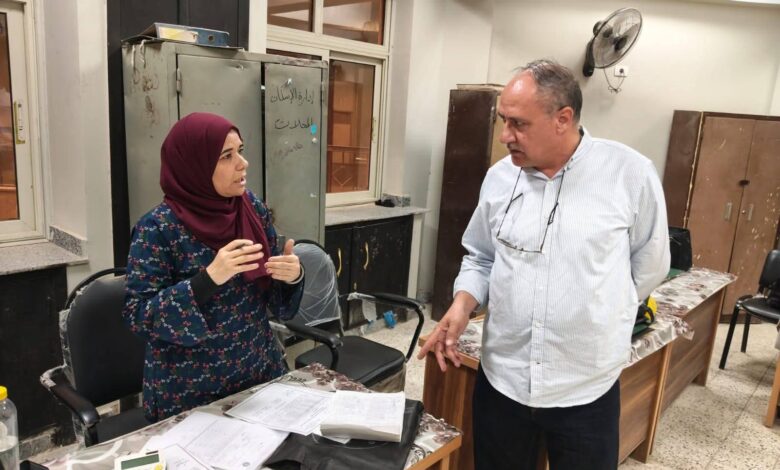 رئيس مدينة شبين القناطر متابعة ميدانية لملف التصالح وشكاوى المواطنين