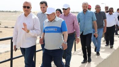 نائب وزيرة الإسكان يتابع مشروعات مياه الشرب والصرف الصحي بالمنيا