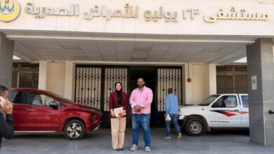 رفع كفاءة الخدمات الطبية المقدمة للمواطنين بمستشفى الصدر 23 يوليو بالمرج