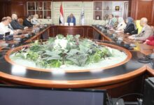 محافظ بني سويف يبحث مع مستثمري بياض العرب سبل إزالة المعوقات ودعم التوسع الصناعي