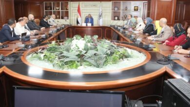 محافظ بني سويف يبحث مع مستثمري بياض العرب سبل إزالة المعوقات ودعم التوسع الصناعي
