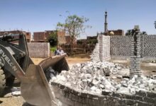 إزالة 9 حالات تعدٍ ورفع أكثر من 95 طنًا من المخلفات فى حملات الوحدات المحلية ببني سويف