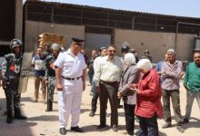 محافظ القليوبية يشهد إزالة مبنى مخالف على مساحة 700 متر بحي غرب شبرا الخيمة
