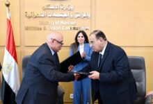وزيرة الإسكان تشهد توقيع مذكرة تفاهم بين "جهاز تنظيم مرفق مياه الشرب والصرف الصحي وحماية المستهلك"
