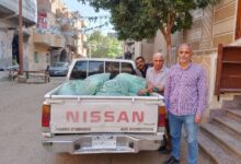 ضبط 10 أجولة دقيق بلدي مدعم قبل تهريبها إلى السوق السوداء بمركز ناصر