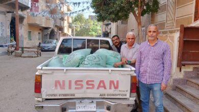 ضبط 10 أجولة دقيق بلدي مدعم قبل تهريبها إلى السوق السوداء بمركز ناصر