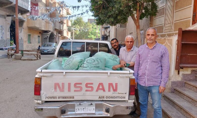 ضبط 10 أجولة دقيق بلدي مدعم قبل تهريبها إلى السوق السوداء بمركز ناصر