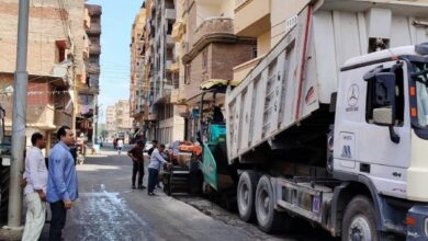 محافظ كفرالشيخ:تطوير شبكة الطرق والشوارع لتحسين الحركة المرورية والارتقاء بالمظهر الحضاري