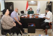 سكرتير العام محافظة بنى سويف يُناقش خلال اجتماعه بلجنة الموارد البشرية بديوان العام