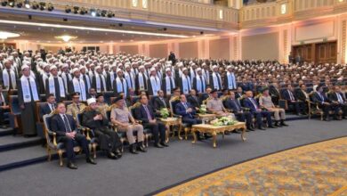 الرئيس السيسي يشهد حفل تخرج الدورة رقم (٣) لأئمة الأوقاف
