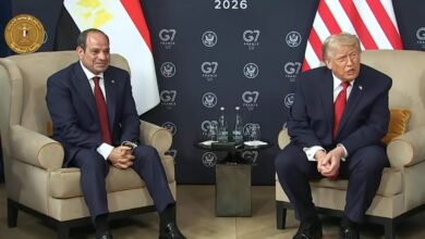 الرئيس السيسي يتطلع لأن تشهد المرحلة المقبلة تضافرًا للجهود لتسوية النزاعات في الشرق الأوسط وعلى رأسها فلسطين