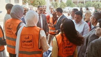 الشباب والرياضة ببني سويف تشارك في الحملة القومية للتبرع بالدم