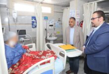 محافظ الشرقية  يتفقدمستشفى أبو كبير المركزي
