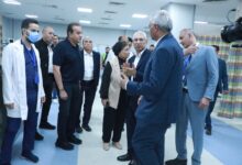 وزير الصحة يتفقد مستشفيي الكبد والجهاز الهضمي والثلاثي الجامعيين بمحافظة المنيا