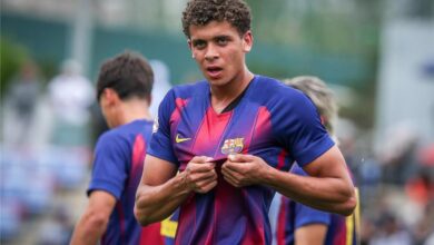 برشلونة الإسباني:ضم حمزة عبد الكريم، مهاجم منتخب مصر، والنادي الأهلي بشكل رسمي