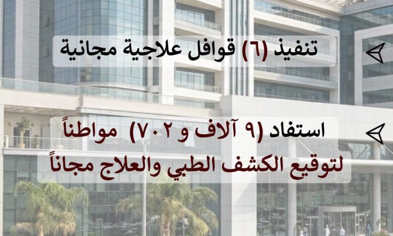 صحة الشرقية :تنفذ ٦ قوافل علاجية مجانية بشهر يونيو 2026