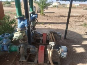محطة تنقية مياه بغداد بمدينة باريس بالوادي الجديد معرضة للخطر وتهدد صحة المواطنين