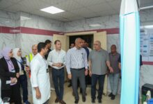 محافظ كفرالشيخ يتفقد مستشفى فوّه للتأمين الصحي