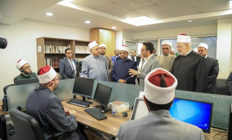 وكيل الأزهر وأمين «البحوث الإسلامية» يفتتحان وحدة الدعوة الإلكترونية
