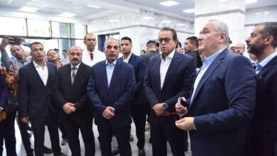 وزير الصحة يتفقد مشروع تطوير مستشفى أورام الإسماعيلية