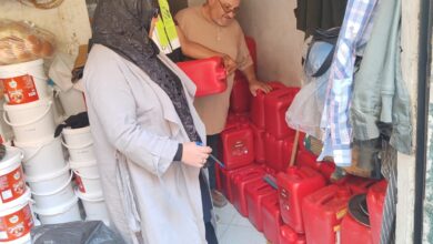 ضبط 4 أطنان خامات بلاستيك ومواد غذائية مجهولة المصدر ببلبيس