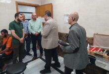وكيل وزارة الصحة بالشرقية يتفقد الخدمة بمستشفى الرمد بالزقازيق