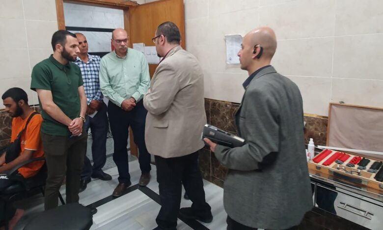 وكيل وزارة الصحة بالشرقية يتفقد الخدمة بمستشفى الرمد بالزقازيق