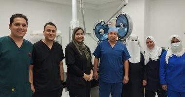 نجاح الفريق الطبي بمستشفى الباجور فى استئصال ورم سرطانى لفتاة