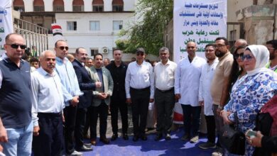 محافظ المنيا يشهد توزيع مستلزمات طبية وحقائب إسعافات أولية لدعم مستشفيات مغاغة والعدوة وبني مزار