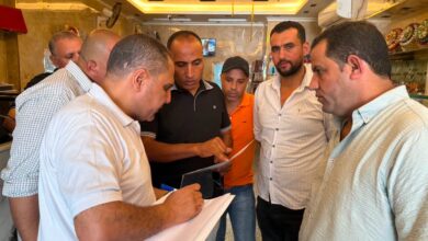 تحرير 10 محاضر متنوعة فى حملة مكبرة بكفرالشيخ