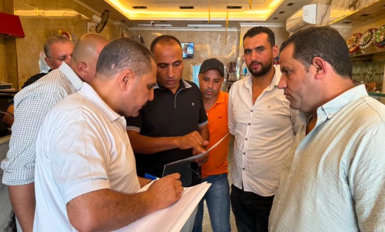 تحرير 10 محاضر متنوعة فى حملة مكبرة بكفرالشيخ