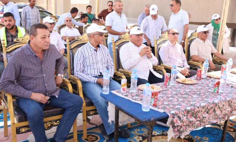 رئيس الهيئة العربية للتصنيع يتفقد مشروعات “حياة كريمة” بالمنيا