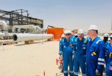 وزير البترول يتفقد موقع عمل بتروجت في تنفيذ أحد مشروعات البنية التحتية بحقول النفط في الإمارات