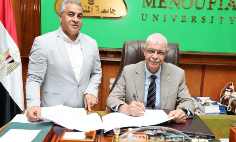 رئيس جامعة المنوفية يعتمد نتيجة كلية علوم الرياضة بنسبة نجاح75%