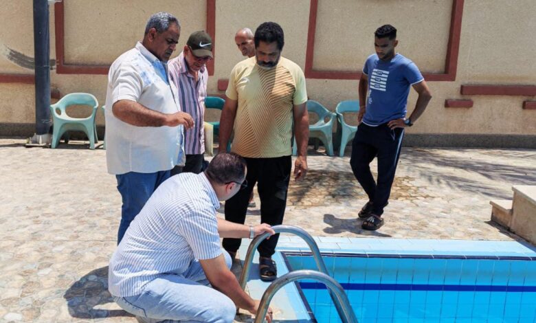 حمام سباحة "نادي الحامول" يعود للعمل بكامل طاقته