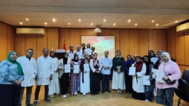 "الصحة الحيوانية" يختتم برنامجه التدريبي لـ 32 طالباً من كلية الزراعة قسم البيوتكنولوجي