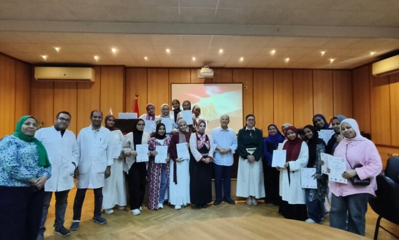 "الصحة الحيوانية" يختتم برنامجه التدريبي لـ 32 طالباً من كلية الزراعة قسم البيوتكنولوجي