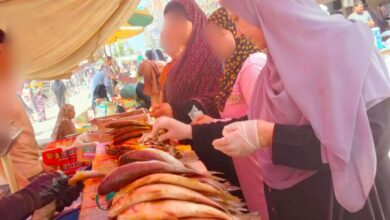 ضبط ربع طن أسماك مملحة وفاسدة بسوق الرياض الأسبوعي