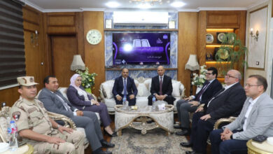 محافظ الشرقية يقدم التهنئة لمدير أمن المحافظة الجديد